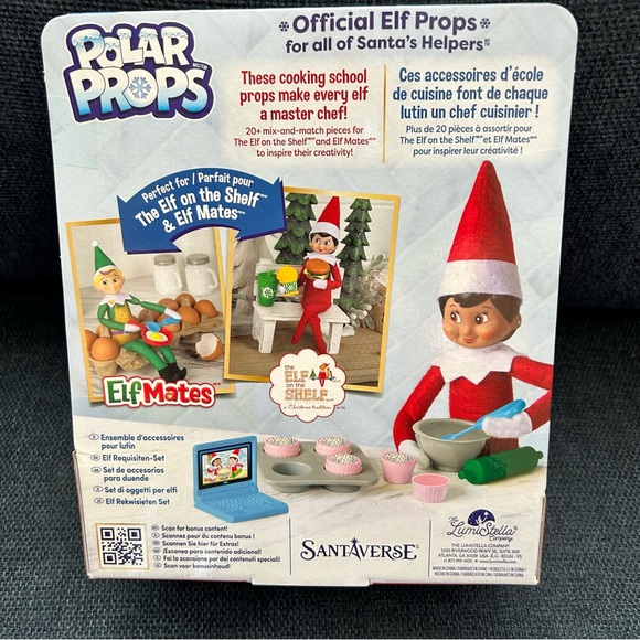 The Elf on the Shelf Polar Props - Help Elves Create play scene  20+ piece NIB - Picture 2 of 4
